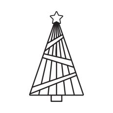 Stylized Christmas tree