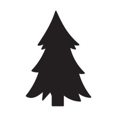 Pine tree silhouette