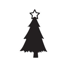 Pine tree silhouette