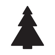 Pine tree silhouette