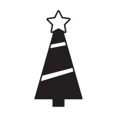 Minimalist Christmas tree