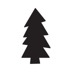 Pine tree silhouette