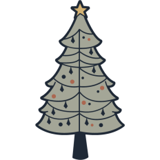 aesthetic christmas tree