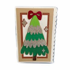 3D Shadowbox Card - Tiered Christmas Tree