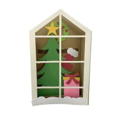Christmas Window Shadowbox Card