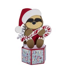 Christmas Sloth Pop Up Card
