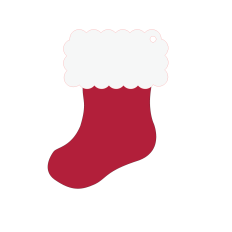 Christmas Stocking Gift Tag