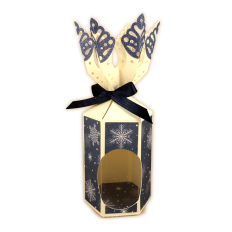 Snowflake Tips Box Cinch Neck Window