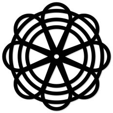 Cinco de Mayo Flower Outline