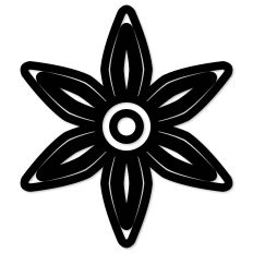 Cinco de Mayo Flower Outline