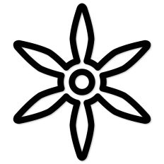 Cinco de Mayo Flower Outline
