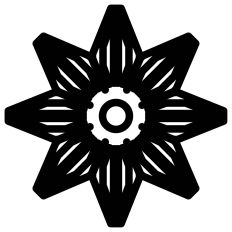 Cinco de Mayo Flower Outline