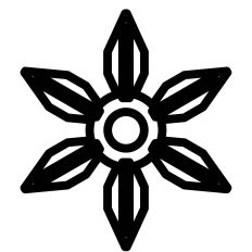 Cinco de Mayo Flower Outline