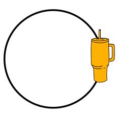 Teacher Cup Circle Frame