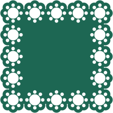 Dot Flower Frame