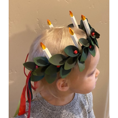 Head Wreath Candles Berries