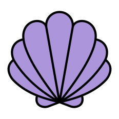 Clam Shell SVG | Beach SVG