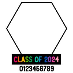 Class of 2024 Hexagon Frame