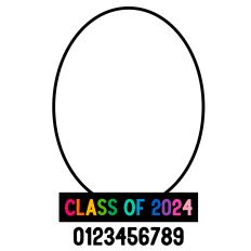 Class of 2024 Oval Frame