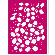 Clematis Blossom Flower Floral Greetings Card