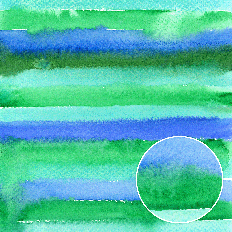 Green Blue Watercolor Stripes Background