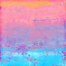 Pink Blue Grunge Monoprint Background for Cardmaking and Creative Crafts