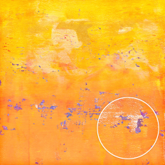 Yellow Orange Grunge Monoprint Background for Cardmaking and Creative Crafts