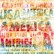 USA Red White Blue Grunge Background
