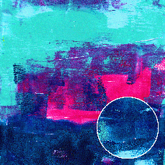 Blue Teal Magenta Abstract Grunge Painted Monoprint Printable Background