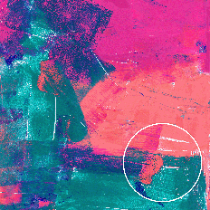 Fuschia Peach Teal Blue Abstract Grunge Monoprint Printable Background
