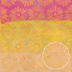 Magenta Peach Yellow Floral Gelli Grunge Printable Background