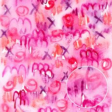 Watercolor Marks Magenta Pink Purple Printable Backgrounds