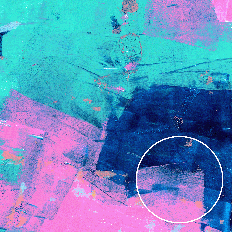 Medium Magenta Teal Navy Abstract Grunge Monoprint Printable Background