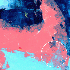 Peach Blue Navy Abstract Grunge Monoprint Printable Background