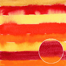 Red Orange Yellow Watercolor Stripes