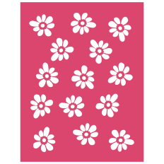 Abstract Flower Stencil / Background SVG for Cutting Machines