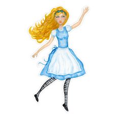 Alice in Wonderland Print & Cut for Party Crafts and Stickers