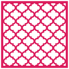 Arabesque Geometric Pattern Stencil / Background SVG for Cutting Machines