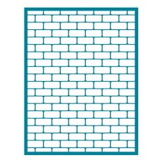 Brick Wall Stencil / Background for Cutting Machines - Square