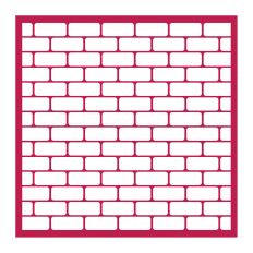 Brick Wall Stencil / Background for Cutting Machines - Square