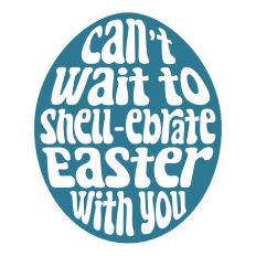 Shell-ebrate Easter SVG – Fun Easter Cut File