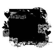 Arty Eclectic Love Clipping Mask