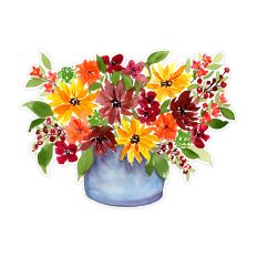 Fall / Autumn Floral Arrangement in Pot