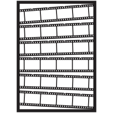 Vintage Film Strips Background / Stencil SVG for Cutting Machines - Rectangle