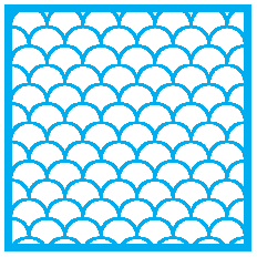 Mermaid / Fish Scales Stencil / Background SVG for Cutting Machines