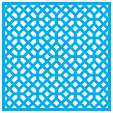 Decorative Lattice Pattern Stencil / Background SVG for Cutting Machines