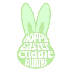 Hoppy Easter Cuddle Bunny SVG – Cute Easter Cut File