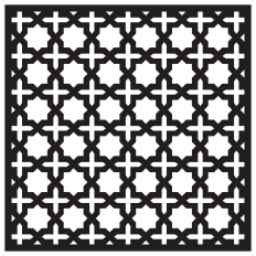 Indonesian Geometric Pattern Stencil / Background SVG for Cutting Machines