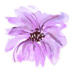 Lilac Watercolor Flower Clipart for Print & Cut, Cards, Journals & Crafts