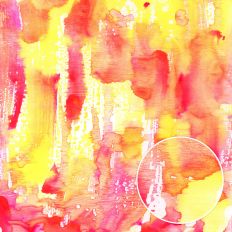 Peach Yellow Mixed Media Watercolor Background Pattern
